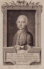 Les intoxications par le mercure étudiées par Giovanni Antonio Scopoli (1723-1788) Portrait de G. Scopoli, gravure sur cuivre