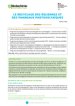 Le recyclage des éoliennes et des panneaux photovoltaïques Le recyclage des éoliennes et des panneaux photovoltaïques