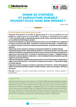 Chimie de synthèse et agriculture durable peuvent-elles faire bon ménage ?