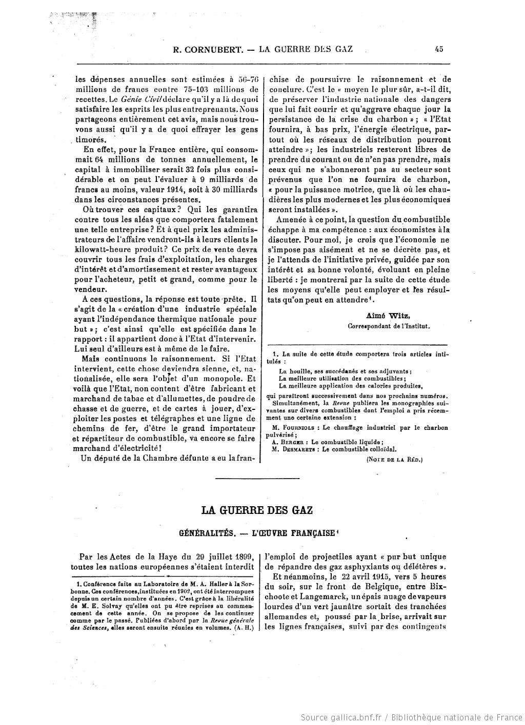 1914-1918 : la guerre chimique